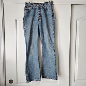 Orange Jeans Limited Edition Womens 6 Bootcut Button Fly Light Wash Denim Pants